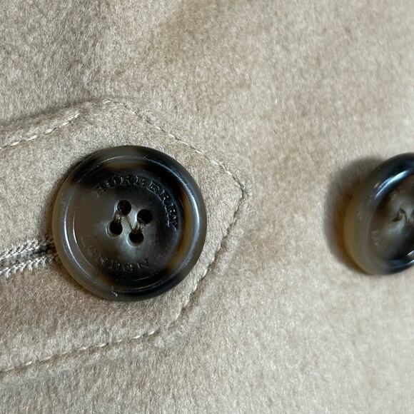 BURBERRY Heronsby Wool & Cashmere Patch Pocket Wrap Coat - Picture 8 of 14